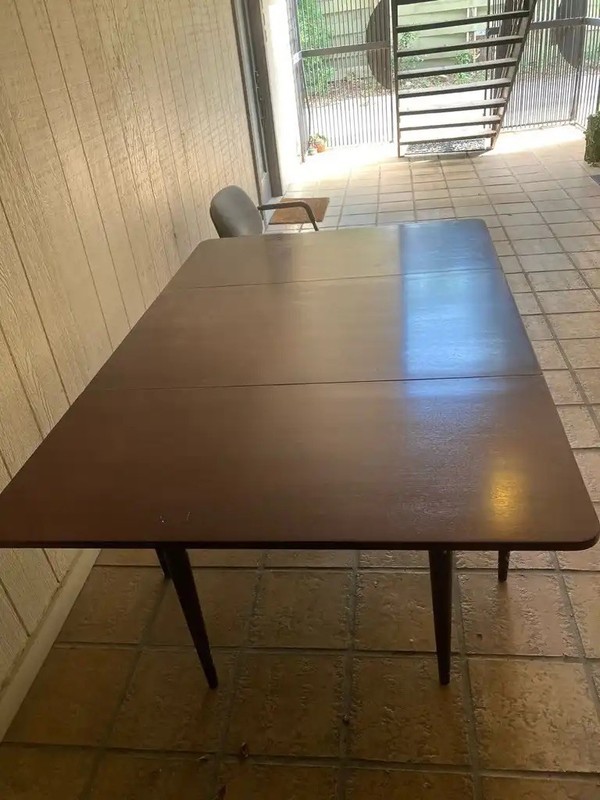Art Deco MCM Vintage Willett Wildwood Cherry Drop Leaf Dining Table