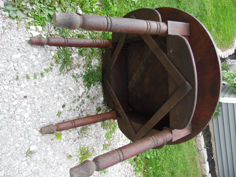 Antique Game Card Poker Table, H-30", w-38", Primitive, Circa 1860, very solid gallery