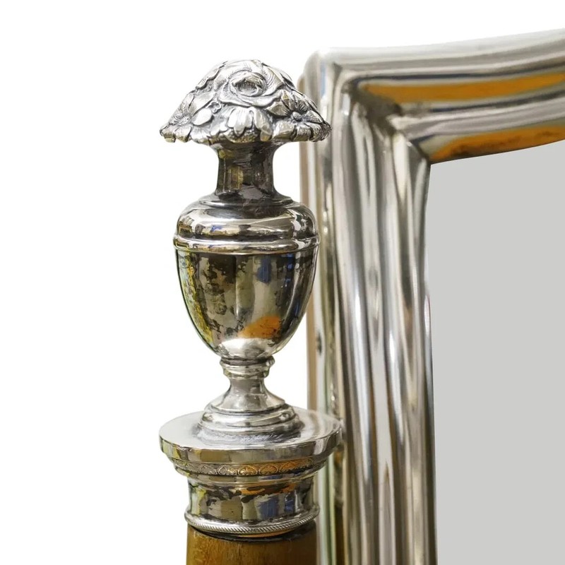 Antique Austrian Silver Mounted Biedermeier Dressing Table gallery