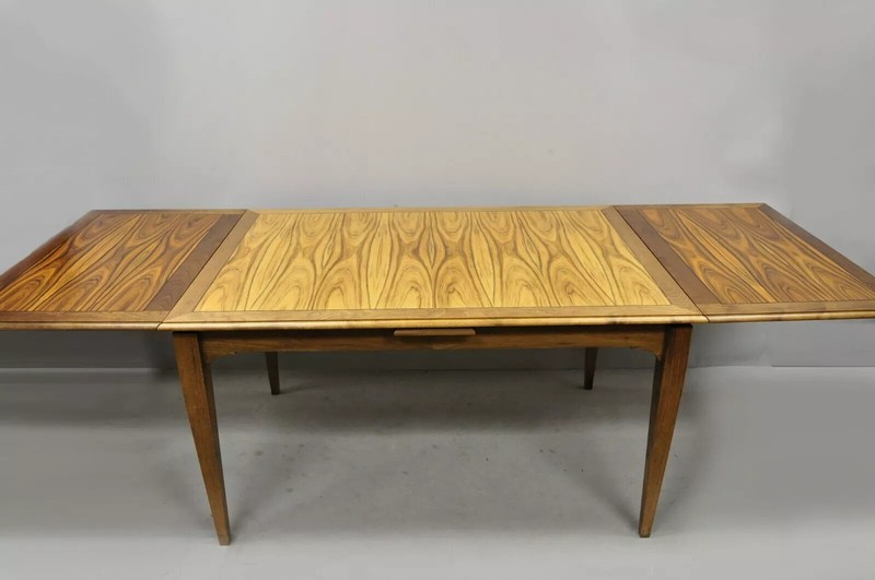 Mid Century Danish Modern Style Extension Rosewood Dining Table by Paul Downs gallery