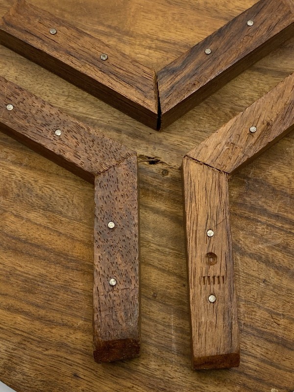 Rare Authentic Antique Anglo-Indian Folding Table, Handcrafted (circa 1840–1860) gallery