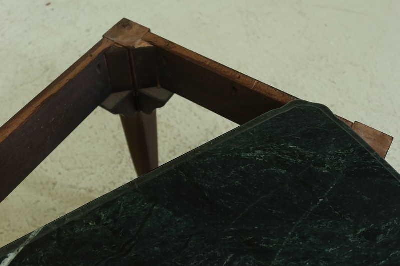 49331EC: Marble Top Ball & Claw Mahogany Mixing Occasional Table gallery
