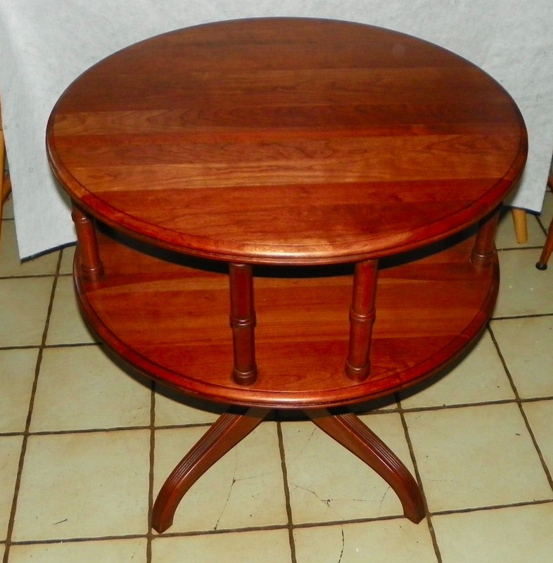 Solid Cherry 2 Tier Lamp Table / Parlor Table by Pennsylvania House (PRT3)