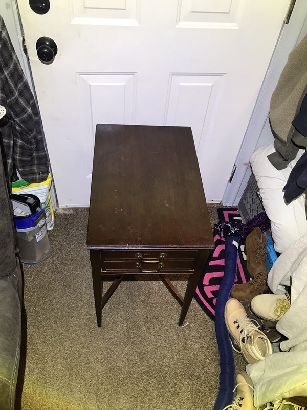 Antique Mahogany End Table/Nightstand from Imperial Furniture Co gallery