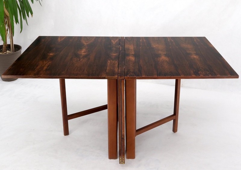 Danish Mid-Century Modern Rosewood Gate Leg Maria Dining Table Bruno Mathsson gallery