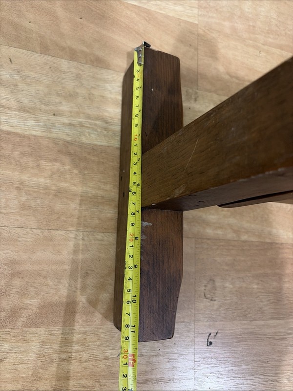 Antique American Colonial Primitive Style Ratchet Adjustable Table, Plant Table gallery