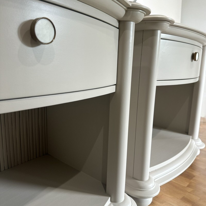 Vintage Solid Wood Beige Nightstands gallery