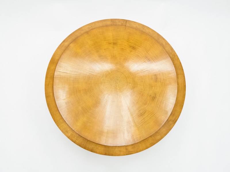 André Arbus ash wood neoclassical coffee table 1940s gallery