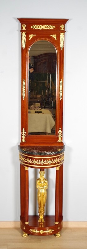 Empire Style Console and Mirror