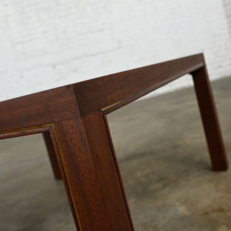 MCM Dunbar Coffee or End Table Square Parsons Style by Edward Wormley gallery