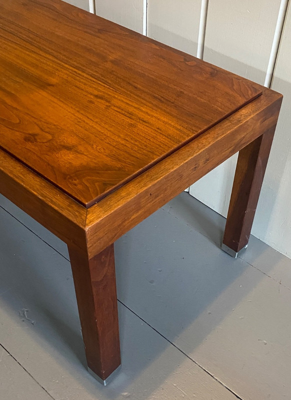 Mid Century Modern Wood Coffee Table MCM Vintage Danish? 30 in Rare gallery