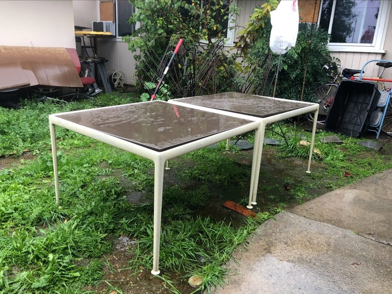 Richard Schultz for Knoll 1966 Series Brown Enamel Dining Table 38" X 38" gallery