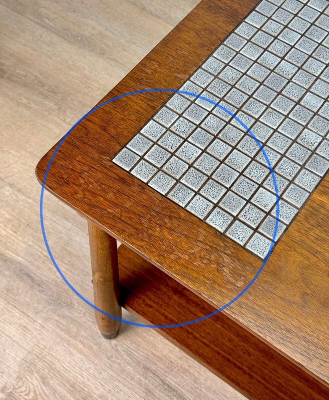 Mid-Century Lane Monte Carlo Walnut & Tile Inlay End Tables - A Pair gallery