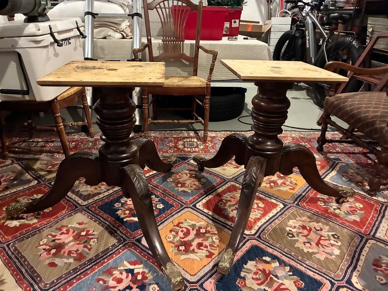 Henredon Georgian Banded Mahogany Double Pedestal Dining Table, Refinished gallery