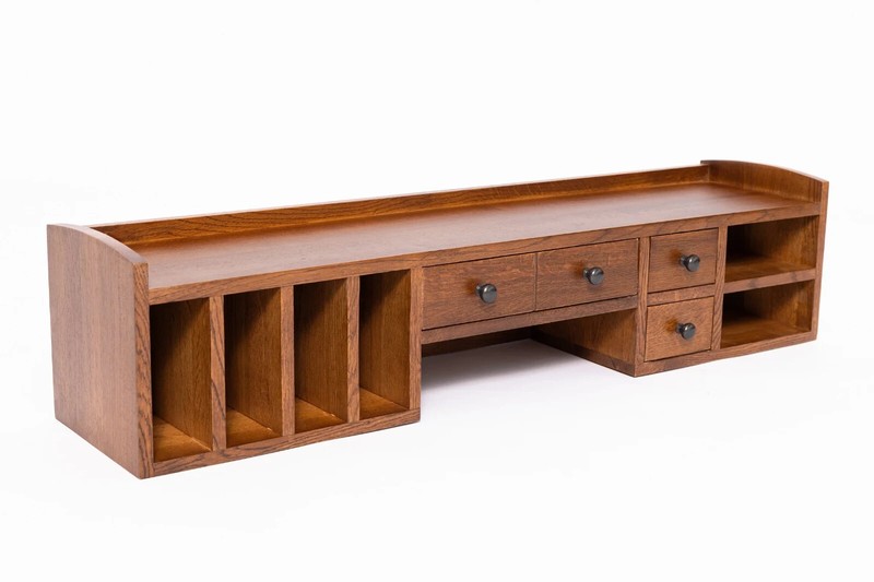 Mission Style Library Table with Removable Organizer gallery