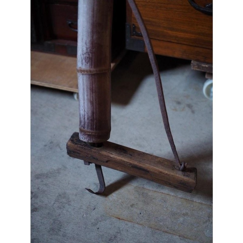 Japanese Jizai Gagi Adjustable Hook Old House Hearth Showa 15cm (5.9in) Used