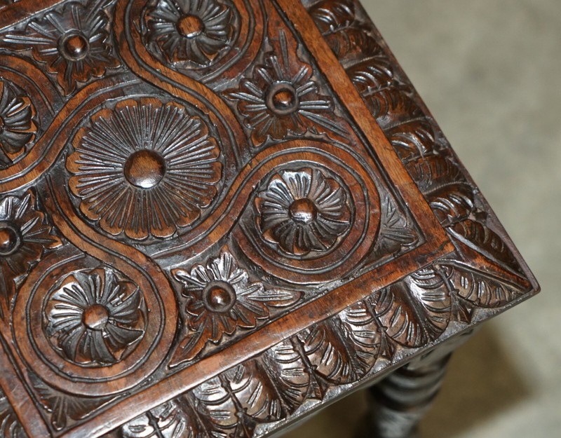 EXQUISITE SIDE TABLE MADE FROM THE TIMBER OF HMS FOUDROYANT NELSONS FLAGSHIP gallery