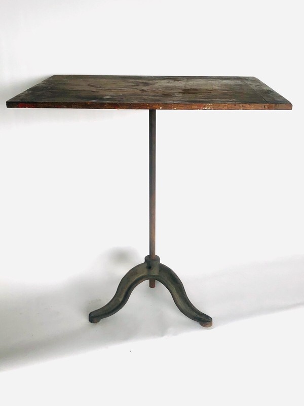 Printers Work Table Cast Iron Art / Drafting Table. Antique Vintage Industrial. gallery