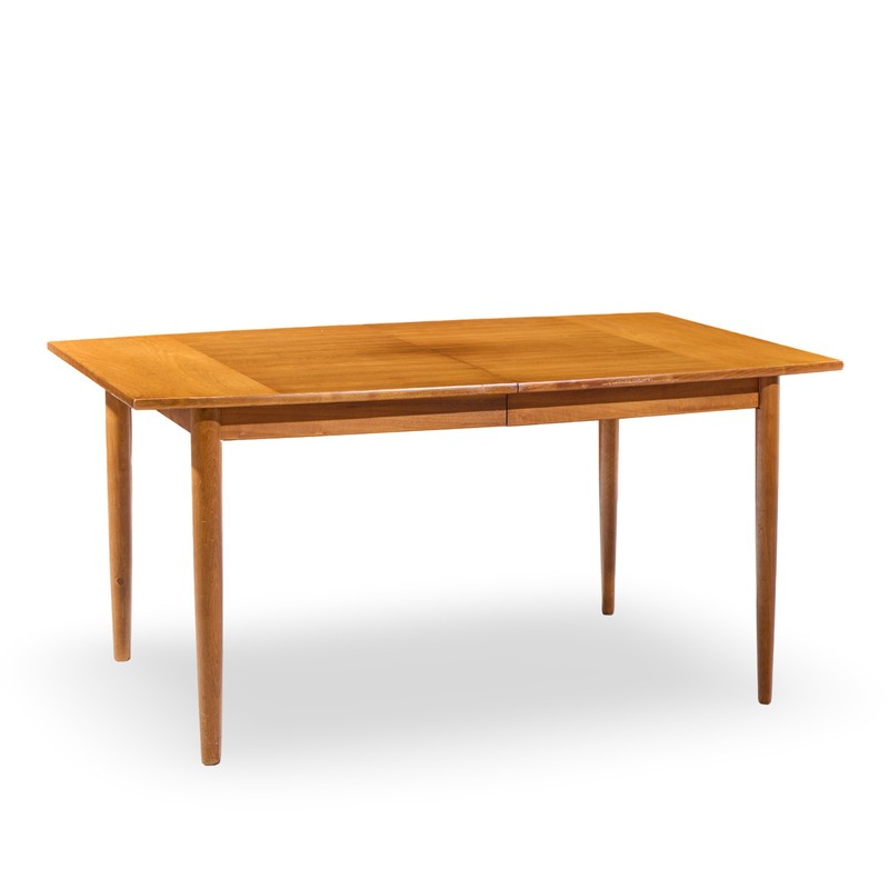 Barney Flagg for Drexel Parallel Walnut Expanding Dining Table with 2 Leaves gallery