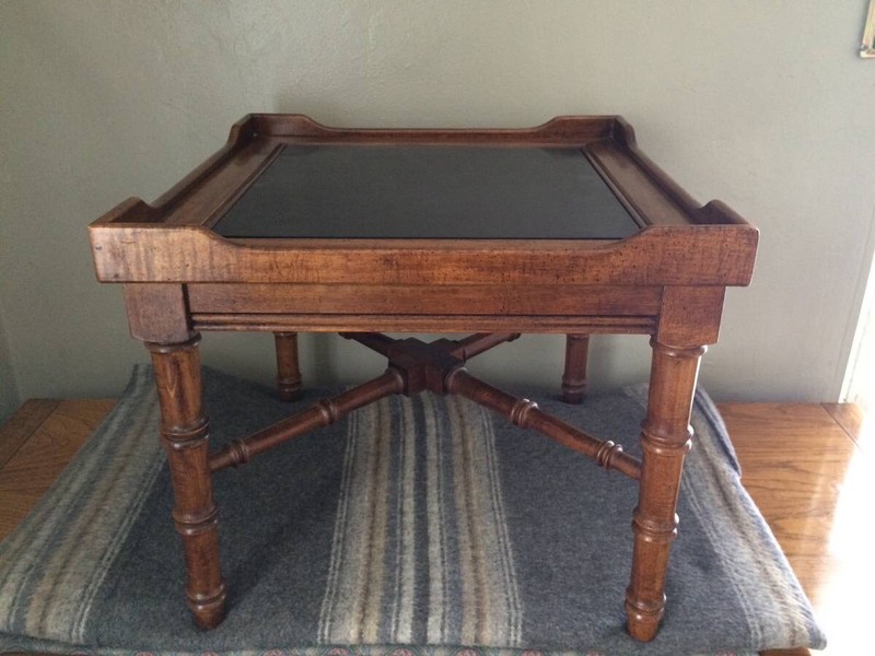 Mid Century Side Table by Lane Asian Faux Bamboo Altavista Virginia gallery