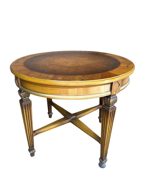 Vintage Neo-Classical Inlaid Side Table gallery