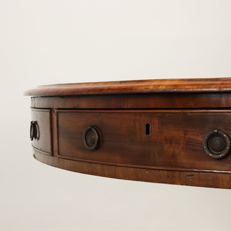 Antique Victorian Library Table Fir Mahogany United Kingdom XIX Century gallery