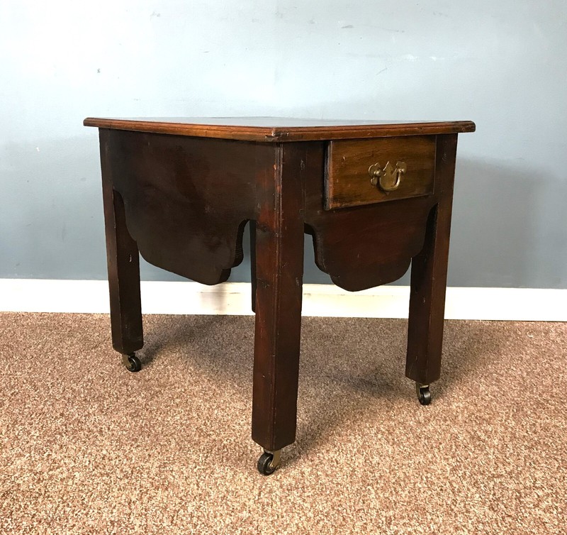 George III Period Mahogany One Drawer Stand