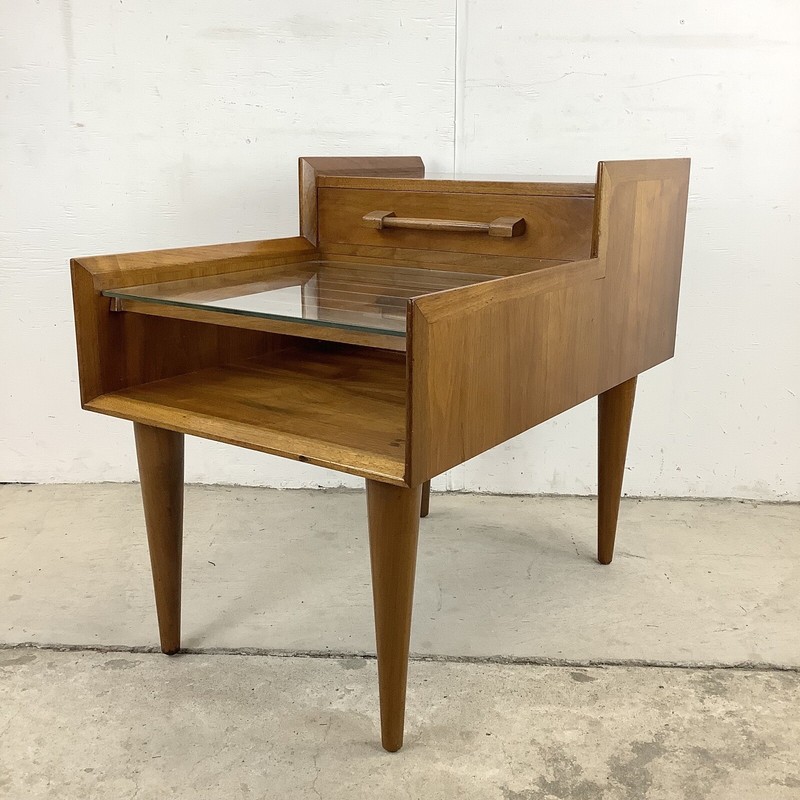 Mid-Century Two Tier End Table or Lamp Table