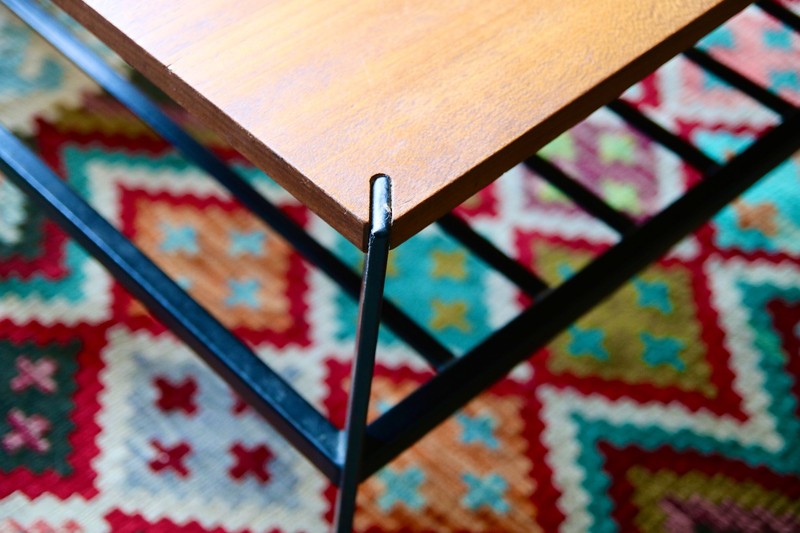 Rare Staples Ladderax Teak Coffee Table 92 x 42 x 37cm Mid Century Vintage Retro gallery