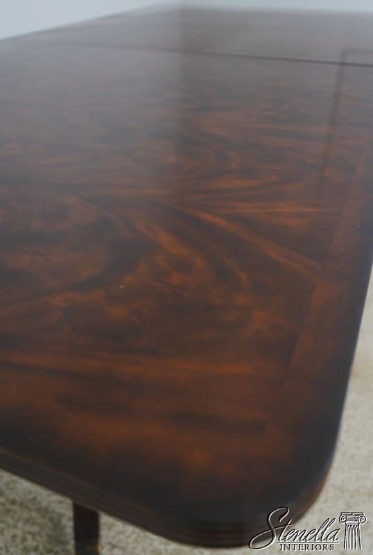 L73193: THEODORE ALEXANDER Double Pedestal Mahogany Dining Table gallery
