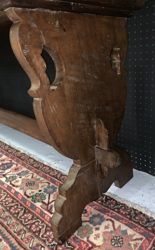 18th Century European Baroque Trestle Table gallery