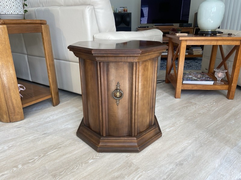 Vintage Mid Century Octagonal Side or End Table