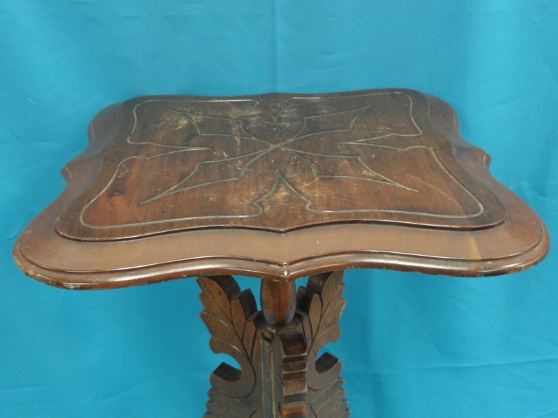 FABULOUS 19 c EASTLAKE PEDESTAL PLANTER STAND TABLE ~ 29" H gallery
