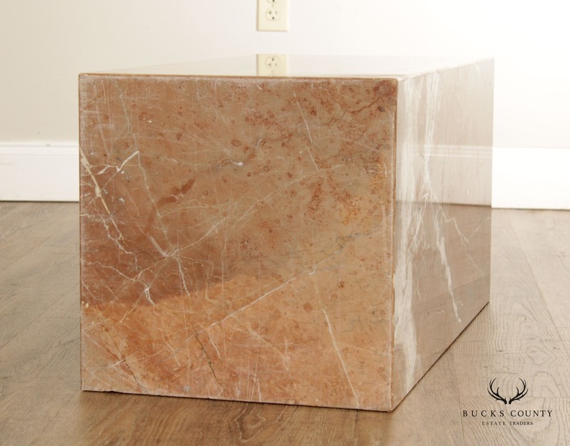 Contemporary Marble Block Coffee or Low Table gallery
