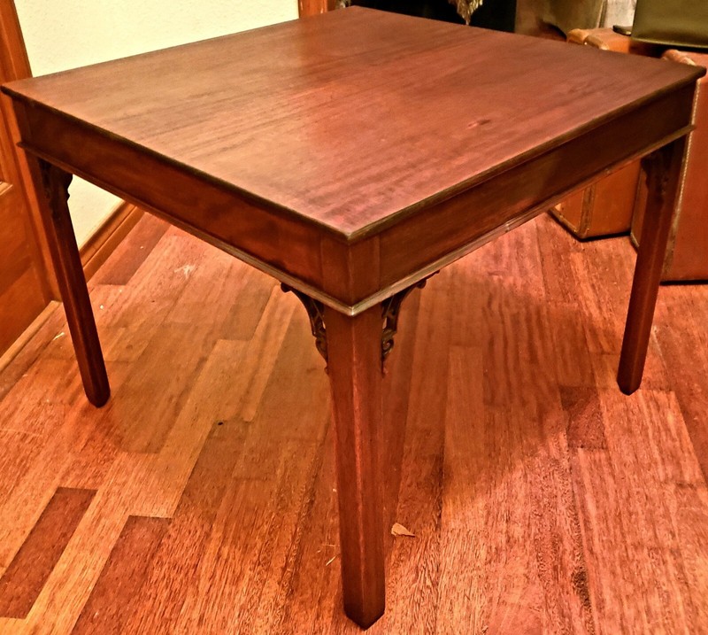 Imperial Mahogany coffee/cocktail/end contemporary look antique 1931 table gallery