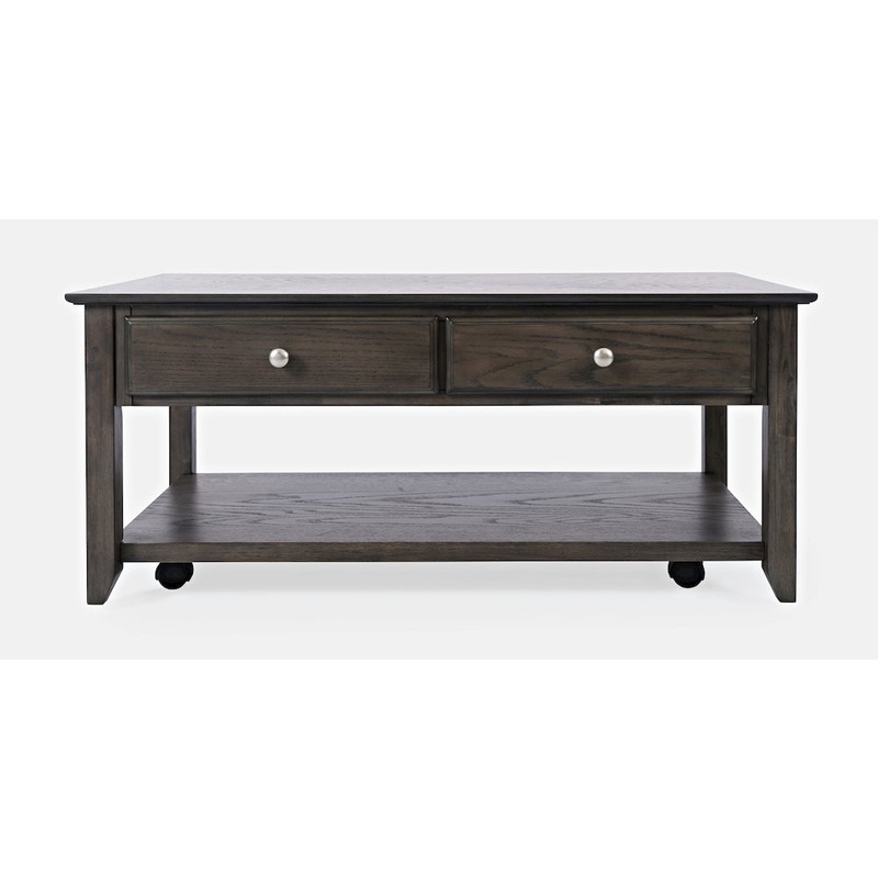 Modern Espresso Four Drawer 44″ Coffee Table