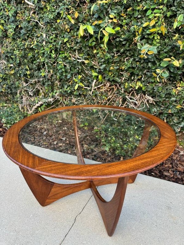 Mid-Century Modern Round G Plan Astro Coffee Table