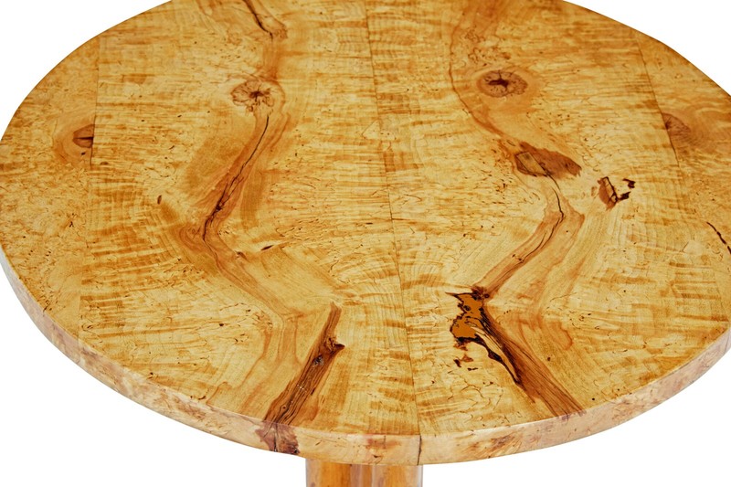 MID 19TH CENTURY BIRCH ROOT OCCASIONAL TABLE gallery