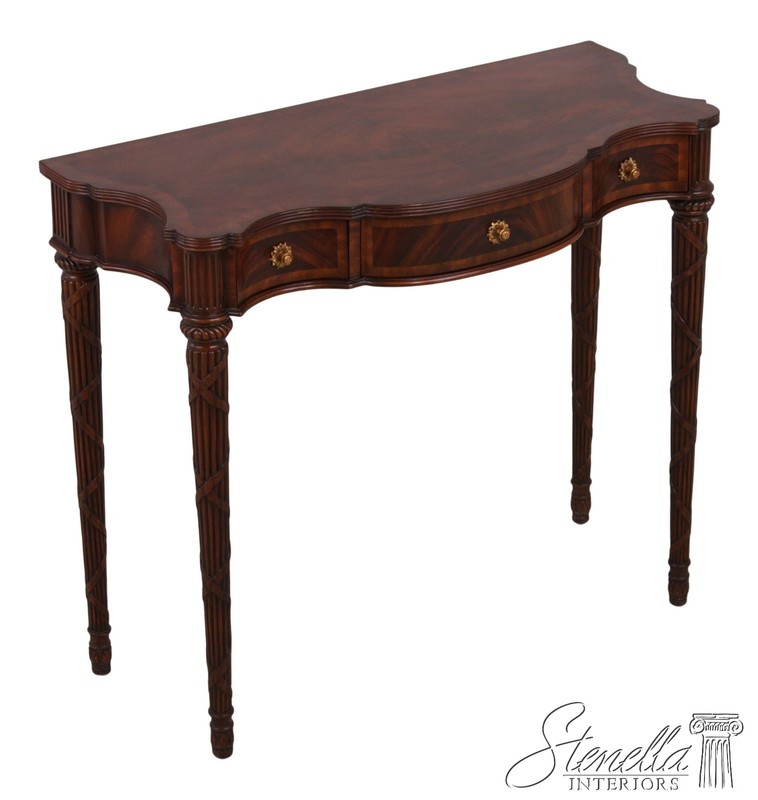 L70388: MAITLAND SMITH Flame Mahogany Federal Style Console Table