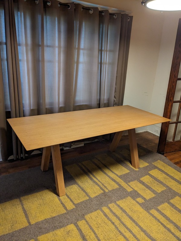 Viccarbe trestle table