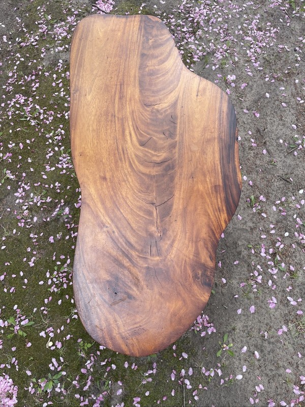Vintage Hawaiian Koa Wood Coffee Table gallery
