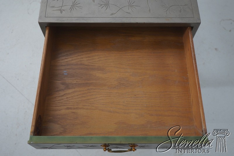 LF71003: KITTINGER Mid-Century Modern Faux Bamboo Side Table gallery