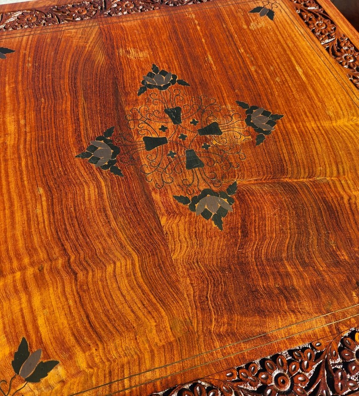 Anglo Indian Walnut Side Tables Pair gallery