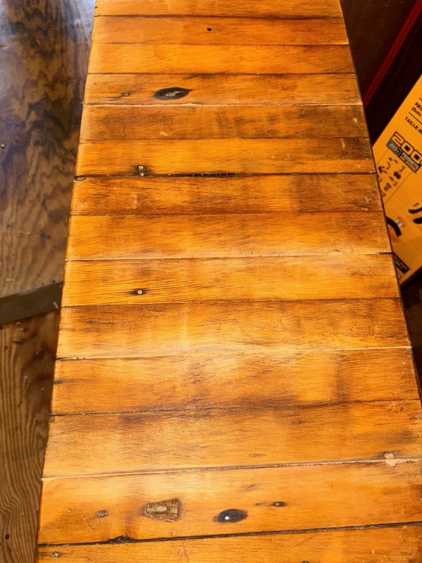 Authentic 1930-40's Era Butcher Block Antique Butcher Block 24.5” X 40.5” X 12.5 gallery