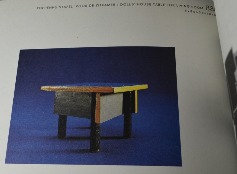 Art Deco Modernist ADO Table Dutch Rietveld DeStijl Ko Verzuu Miniature 1925 gallery