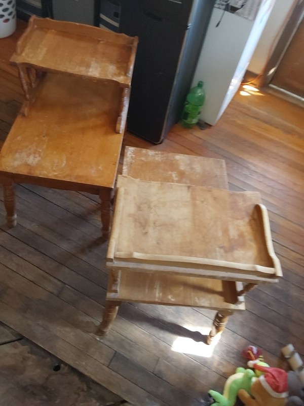 Mid-20th Century Step Tables. Also Known As Telephone Tables or End tables. gallery