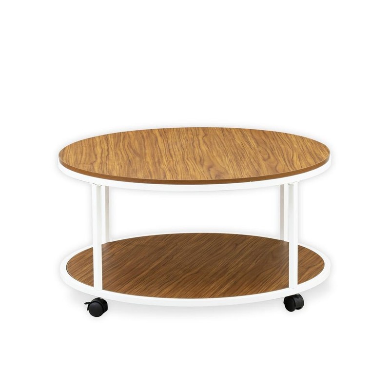 Harley Round Coffee Table for Living Room, Mid Century Modern Coffee Table... gallery