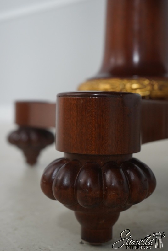 L70254: JOHN WIDDICOMB Neoclassical Mahogany Dining Room Table gallery
