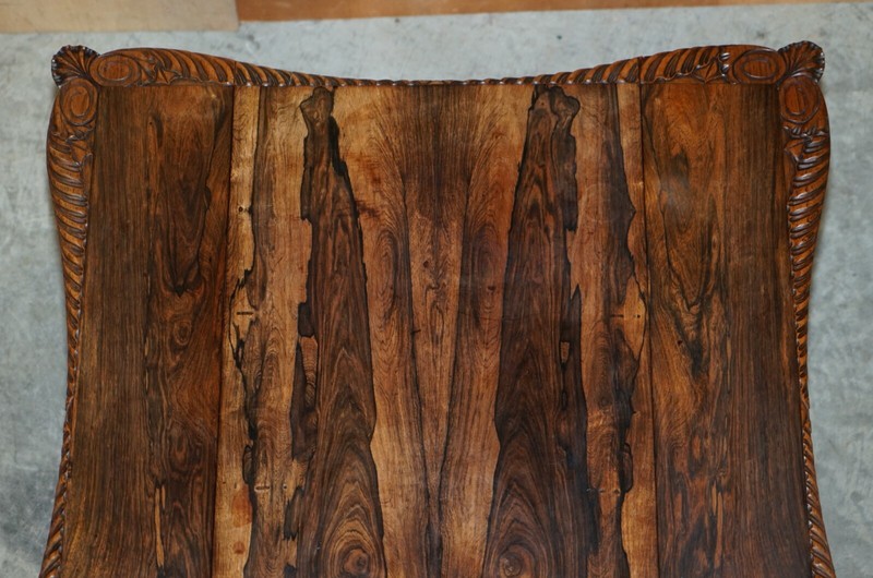IMPORTANT WILLIAM IV CIRCA 1830 PEMBROKE EXTENDING TABLE EXQUISITE CARVED TIMBER gallery