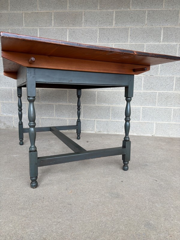 STEPHEN VON HOHEN HAND MADE PIN DOWELLED PINE 60" DINING TABLE gallery